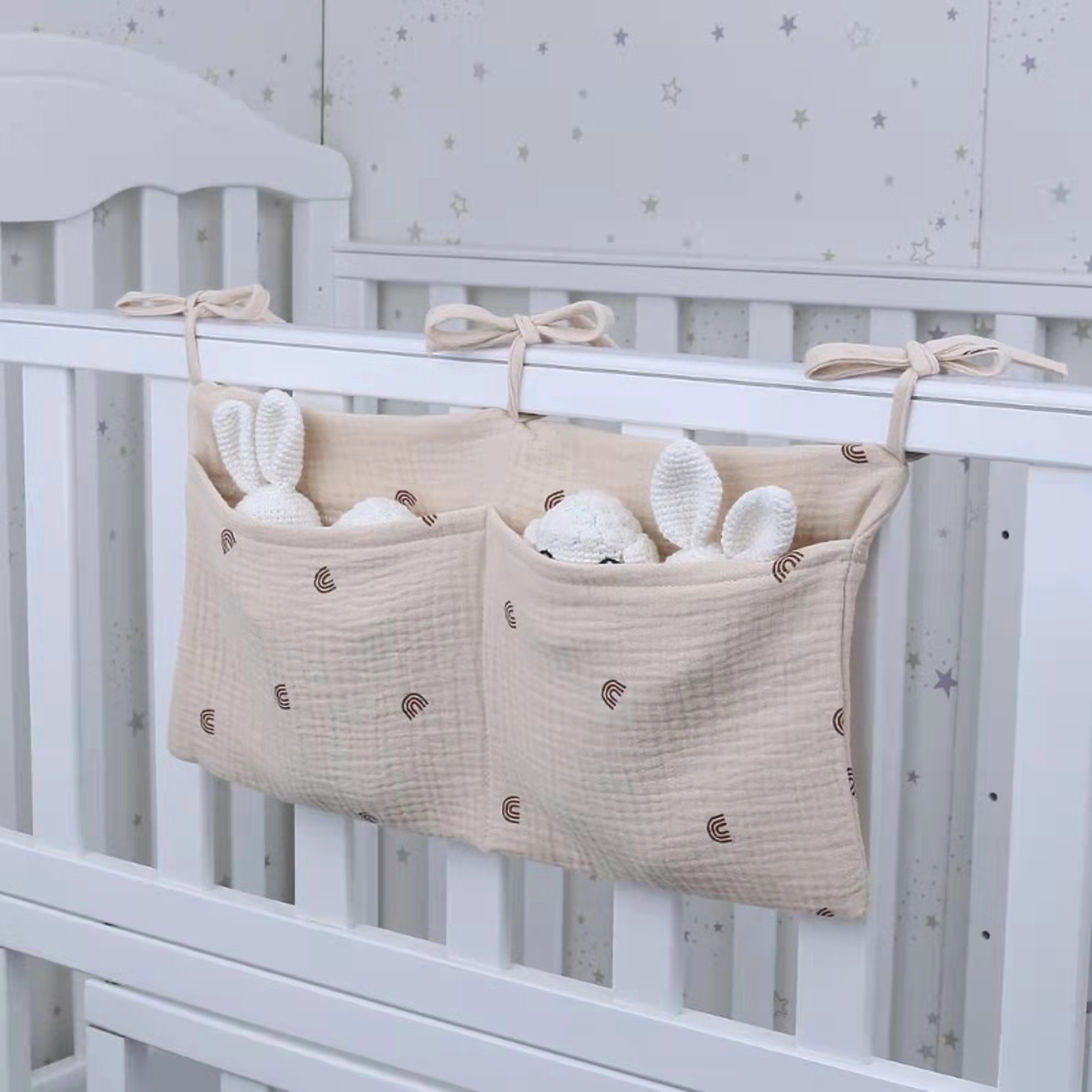 Diaper Caddy Organizer - Przenośna torba do przechowywania łóżeczka dziecięcego