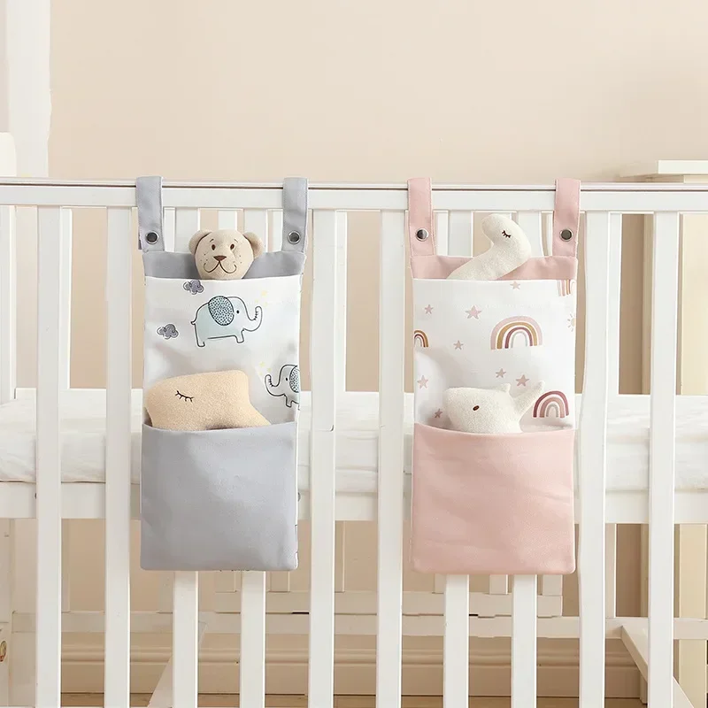 Diaper Caddy Organizer - Organizer do łóżeczka dziecięcego Wisząca torba