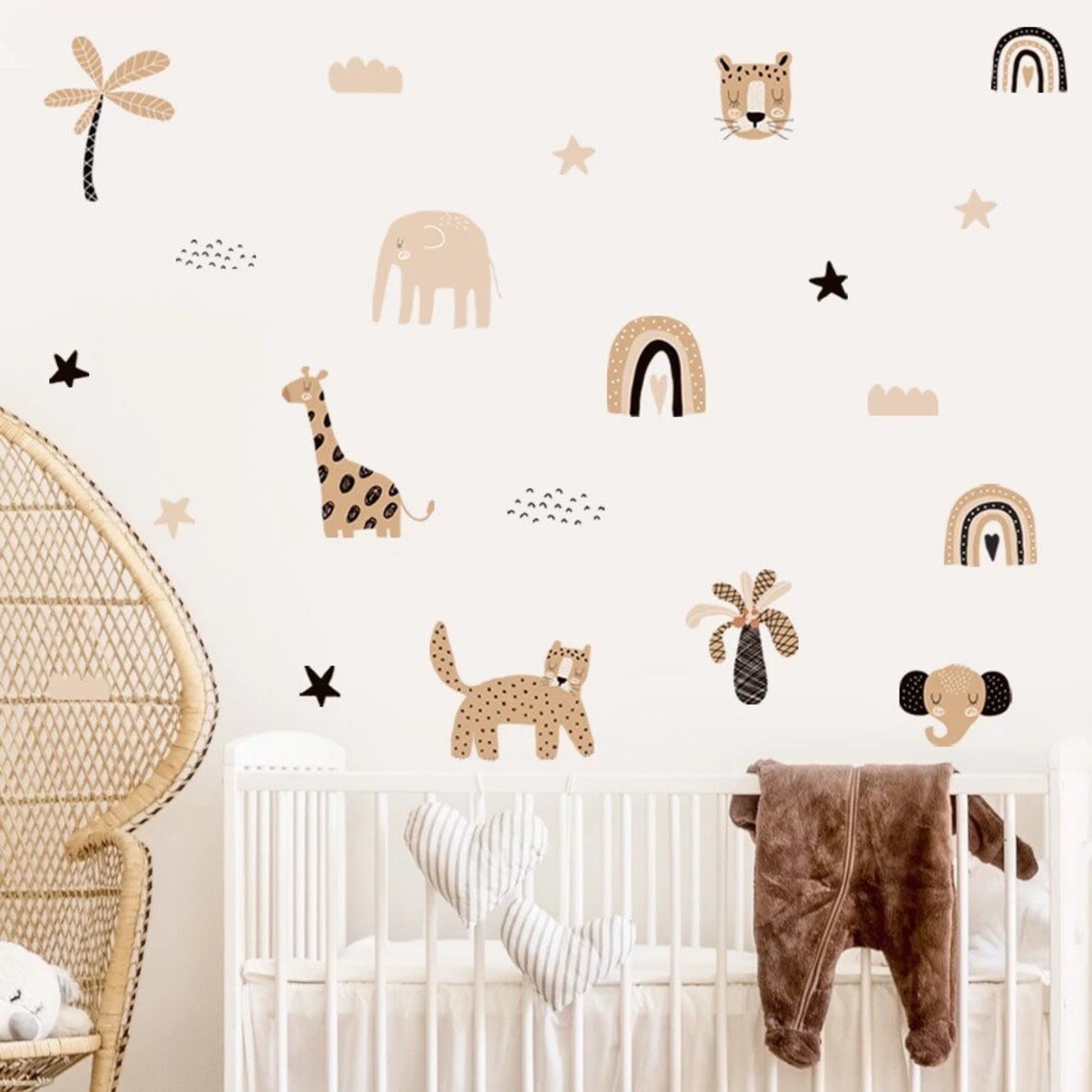 Baby Nursery Decor Boy - Naklejki do pokoju dziecięcego w stylu