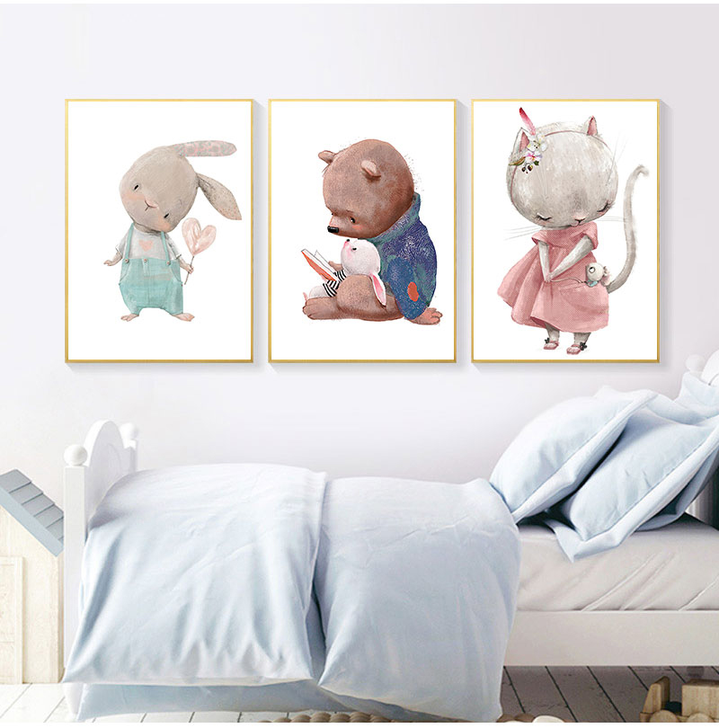 1 szt. bezramowy dekoracyjny w – Baby Nursery Art recenzja i cena