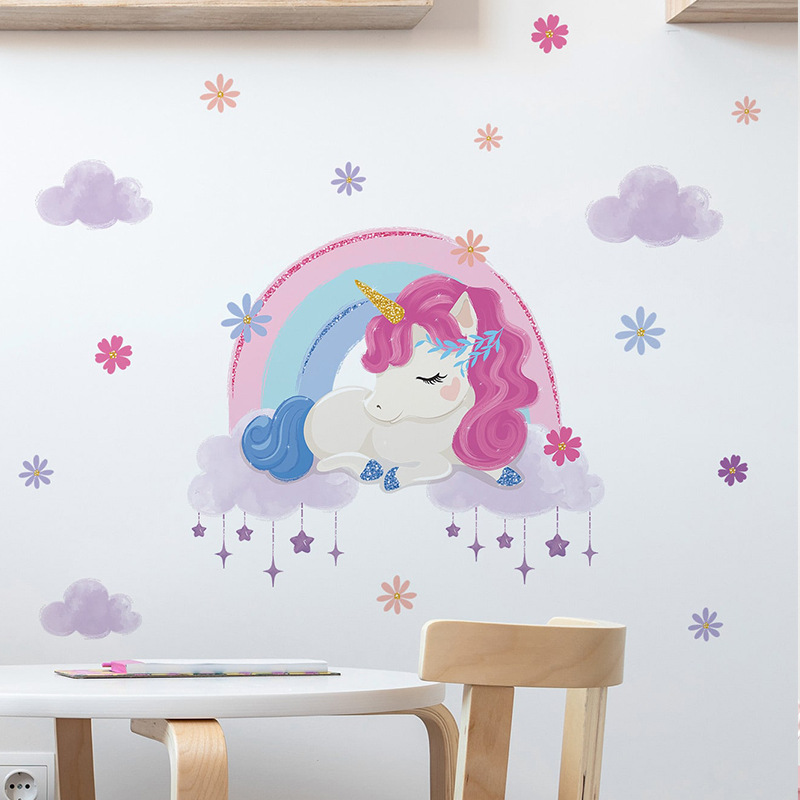 Cartoon Cute Unicorn Luminous  – Baby Unicorn Nursery recenzja i cena