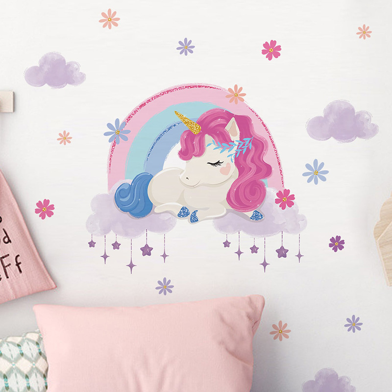 Cartoon Cute Unicorn Luminous  – Baby Unicorn Nursery recenzja i cena