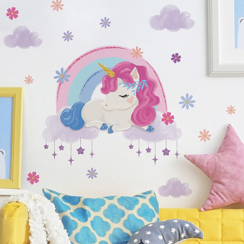 Cartoon Cute Unicorn Luminous  – Baby Unicorn Nursery recenzja i cena