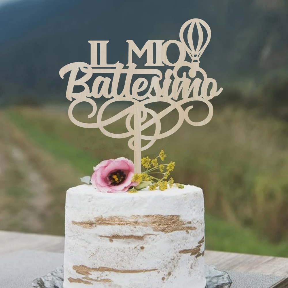 Il Mio Battesimo Cake Topper W – Baby Nursery Hot Air Balloon recenzja i cena