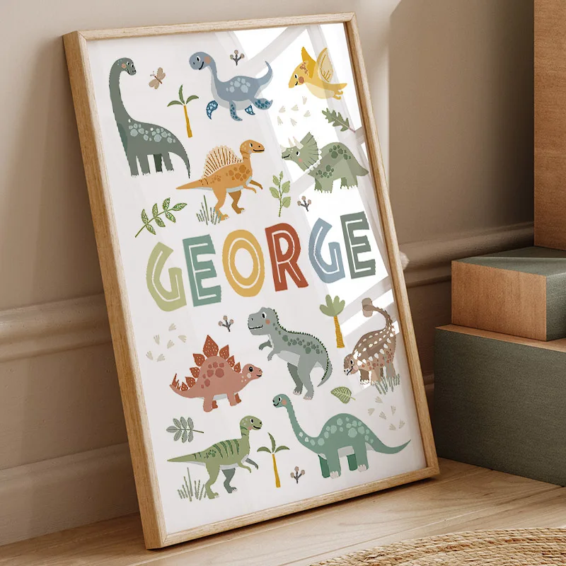 Urocze dinozaury T-Rex Brachio – Baby Nursery Pictures recenzja i cena