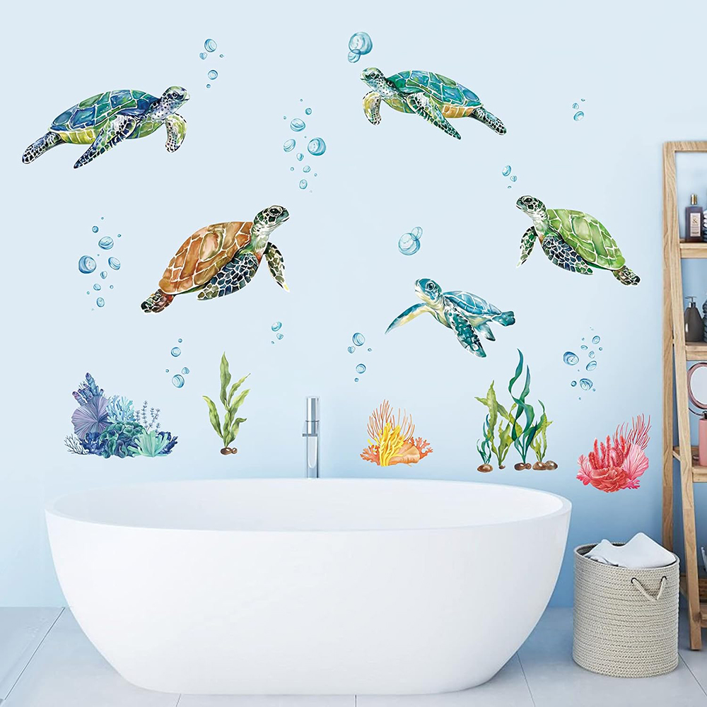 Akwarela Żółwie Morskie Naklej – Baby Nursery Under The Sea recenzja i cena