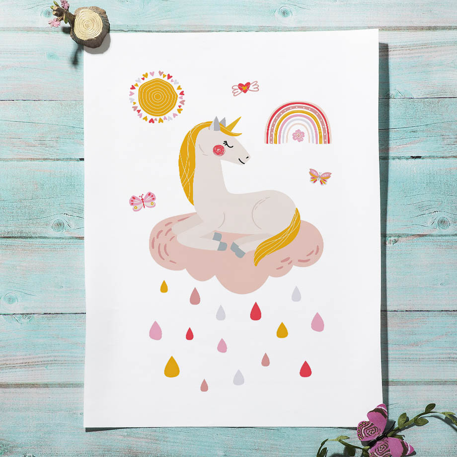 Urocze Kreskówkowe Jednorożce  – Baby Unicorn Nursery recenzja i cena
