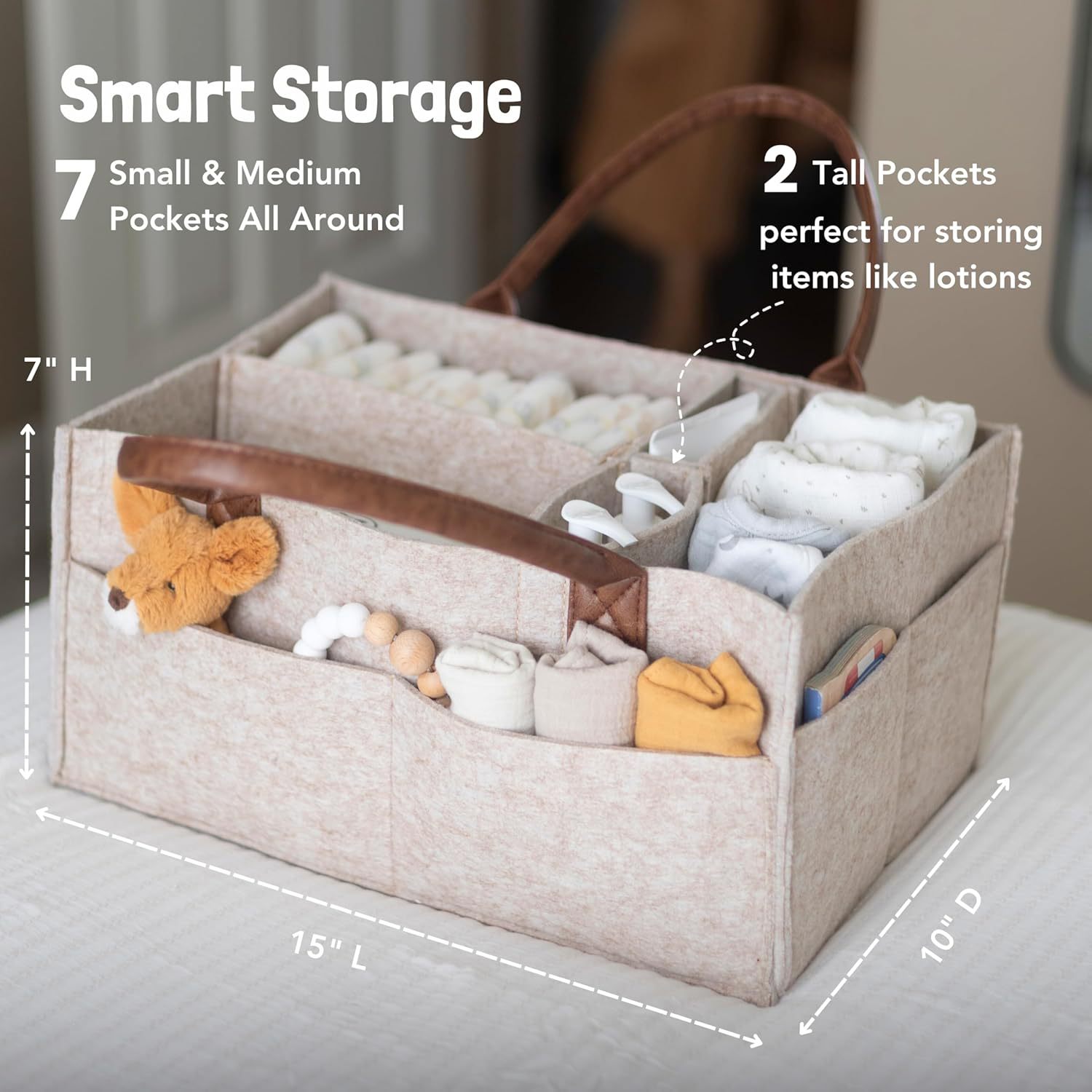 Organizer do pokoju dziecięceg – Diaper Caddy Organizer recenzja i cena