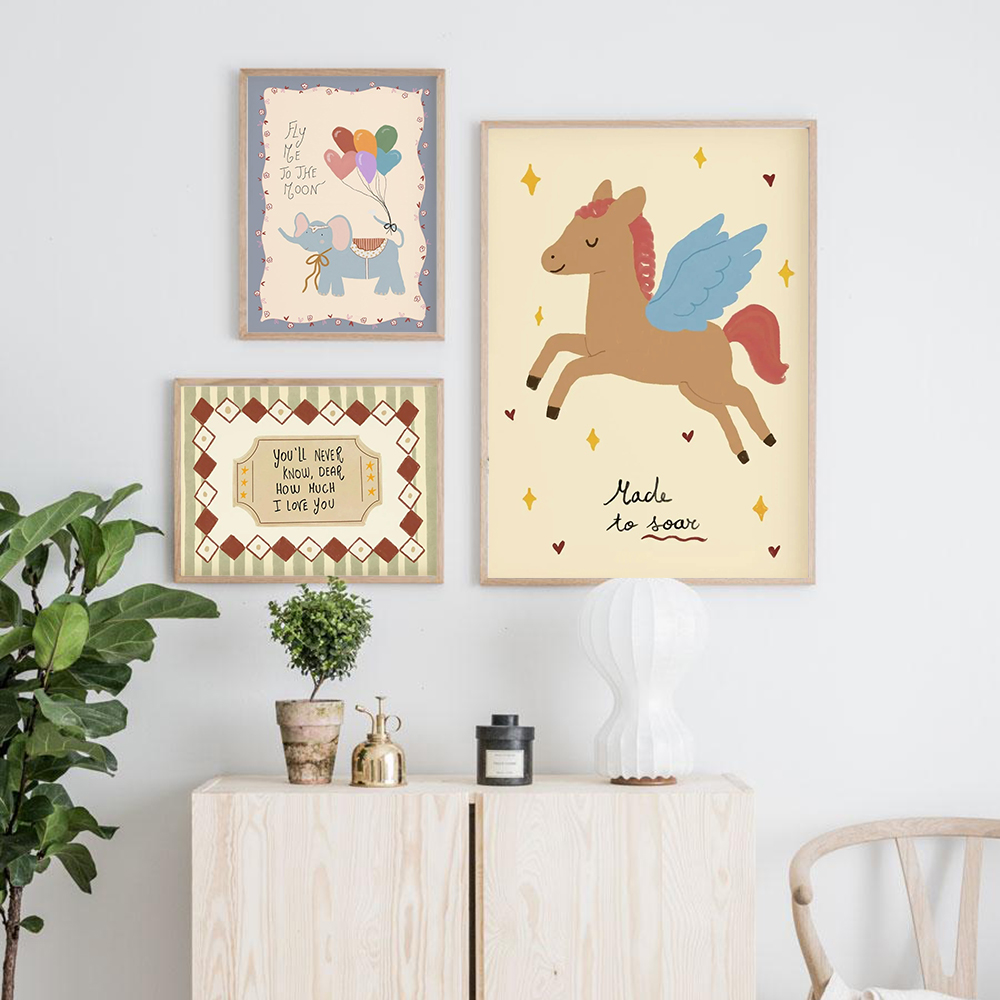 Vintage Rocking Horse Giraffe  – Baby Nursery Vintage Decor recenzja i cena