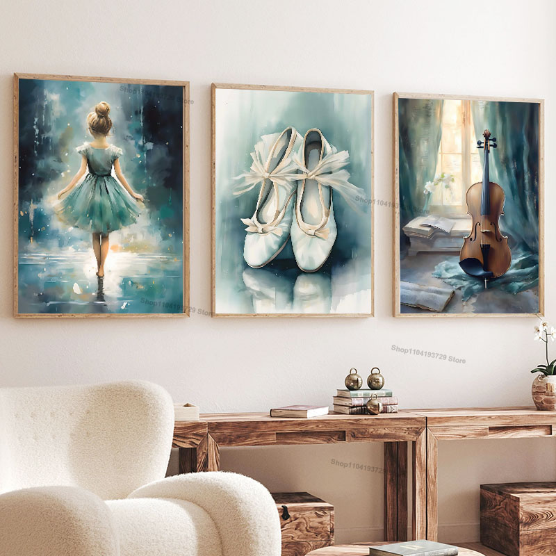 Akwarelowe baletniki, szkielet – Baby Nursery Pictures recenzja i cena