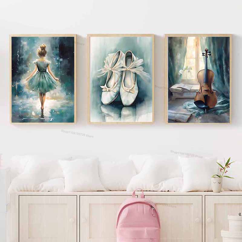 Akwarelowe baletniki, szkielet – Baby Nursery Pictures recenzja i cena