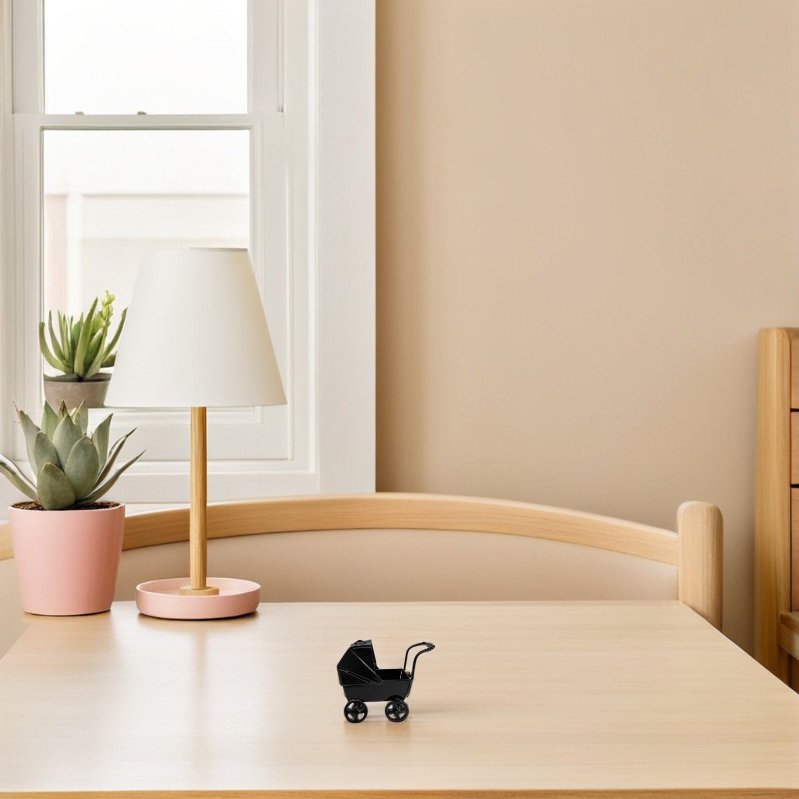 Miniaturowy żelazny wózek dzie – Baby Nursery Vintage Decor recenzja i cena