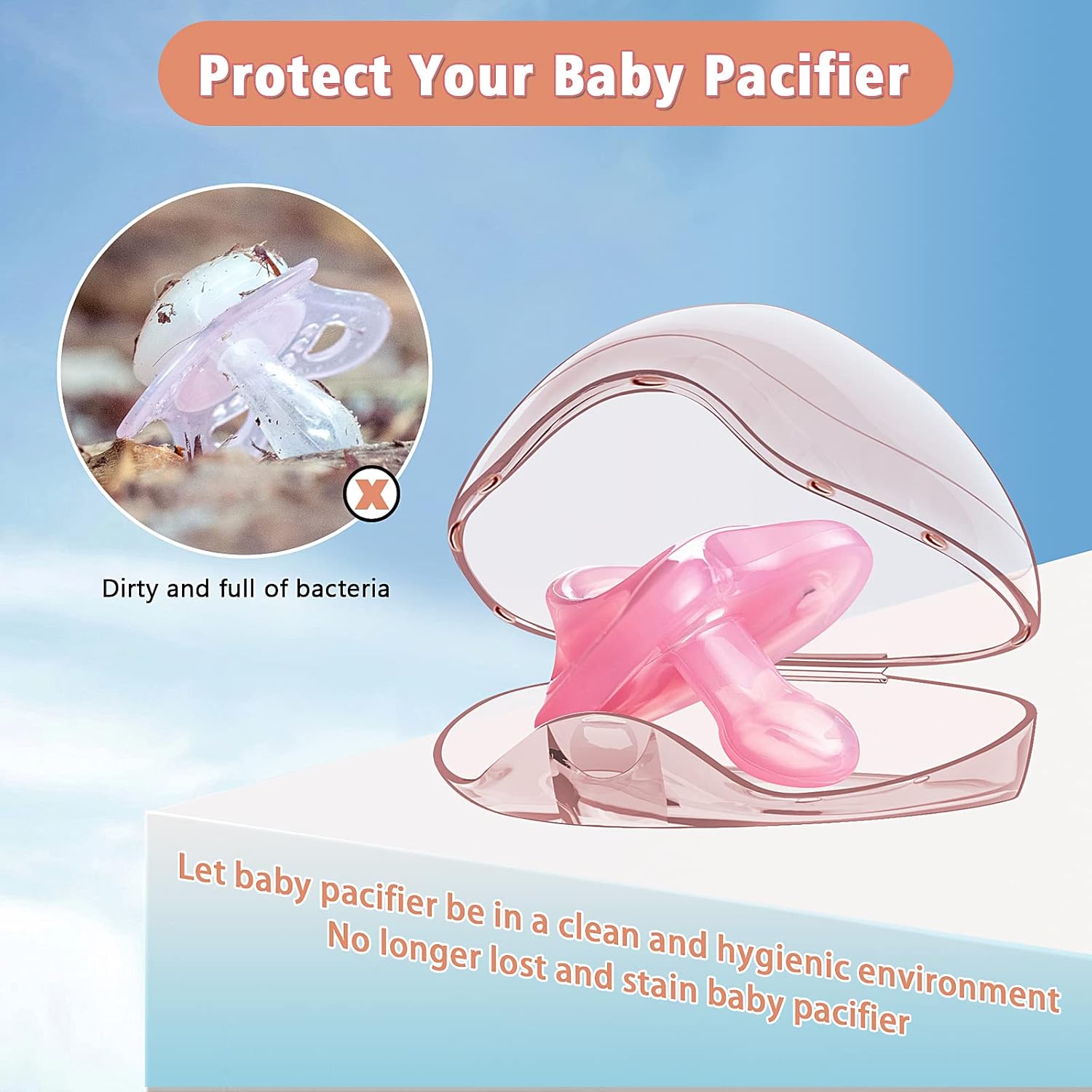 Pojemnik na smoczek - 2/4 szt. – Pacifier Sterilizer Case recenzja i cena