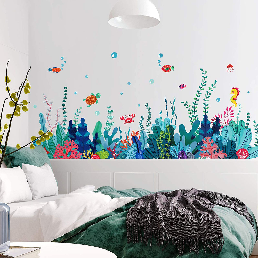 Duże naklejki ścienne podwodne – Baby Nursery Under The Sea recenzja i cena