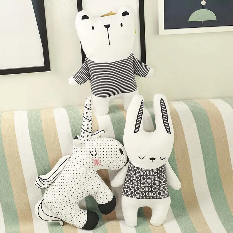 Bawełniana pluszowa lalka król – Baby Unicorn Nursery recenzja i cena