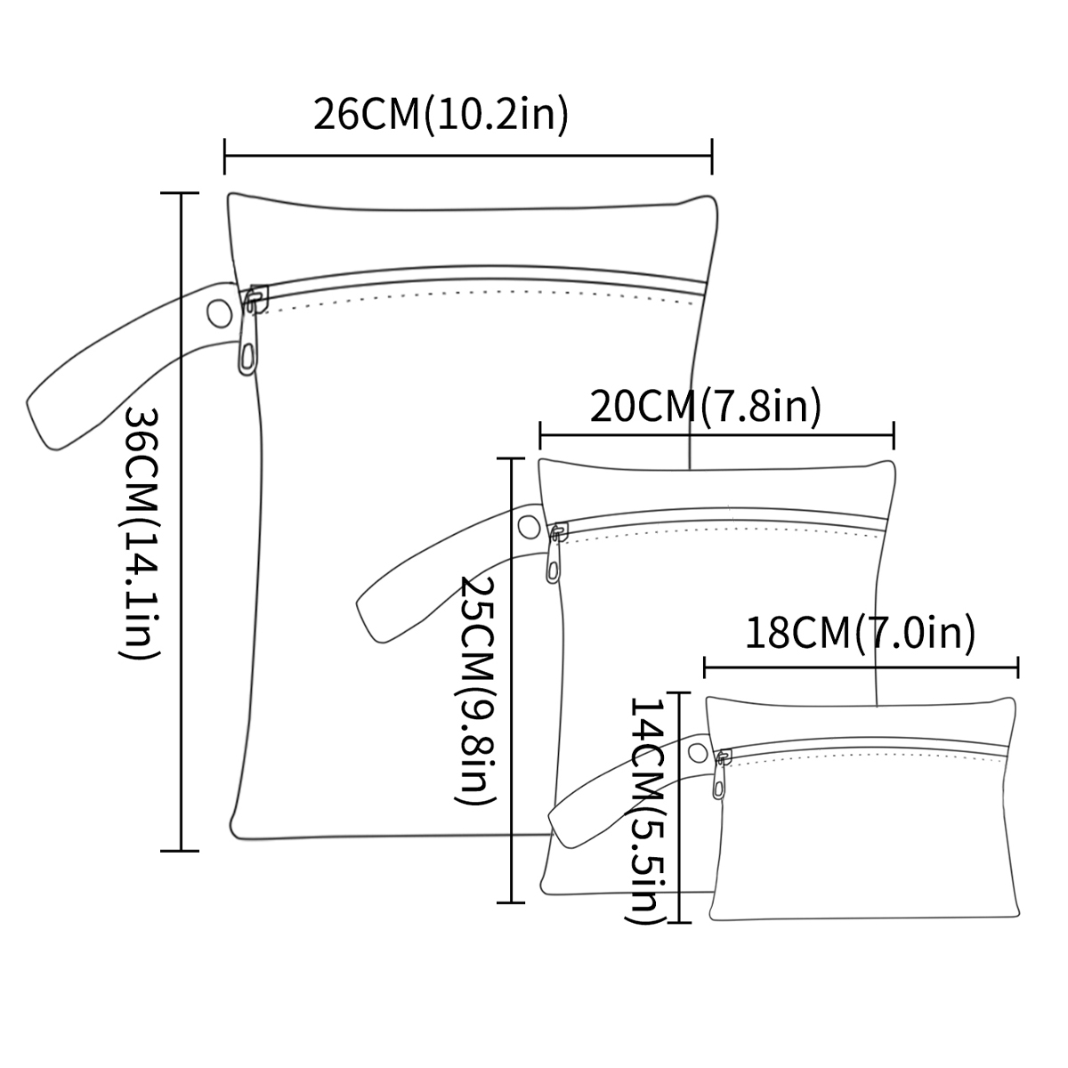 3 sztuki / S Różne rozmiary Wo – Diaper Caddy Organizer recenzja i cena