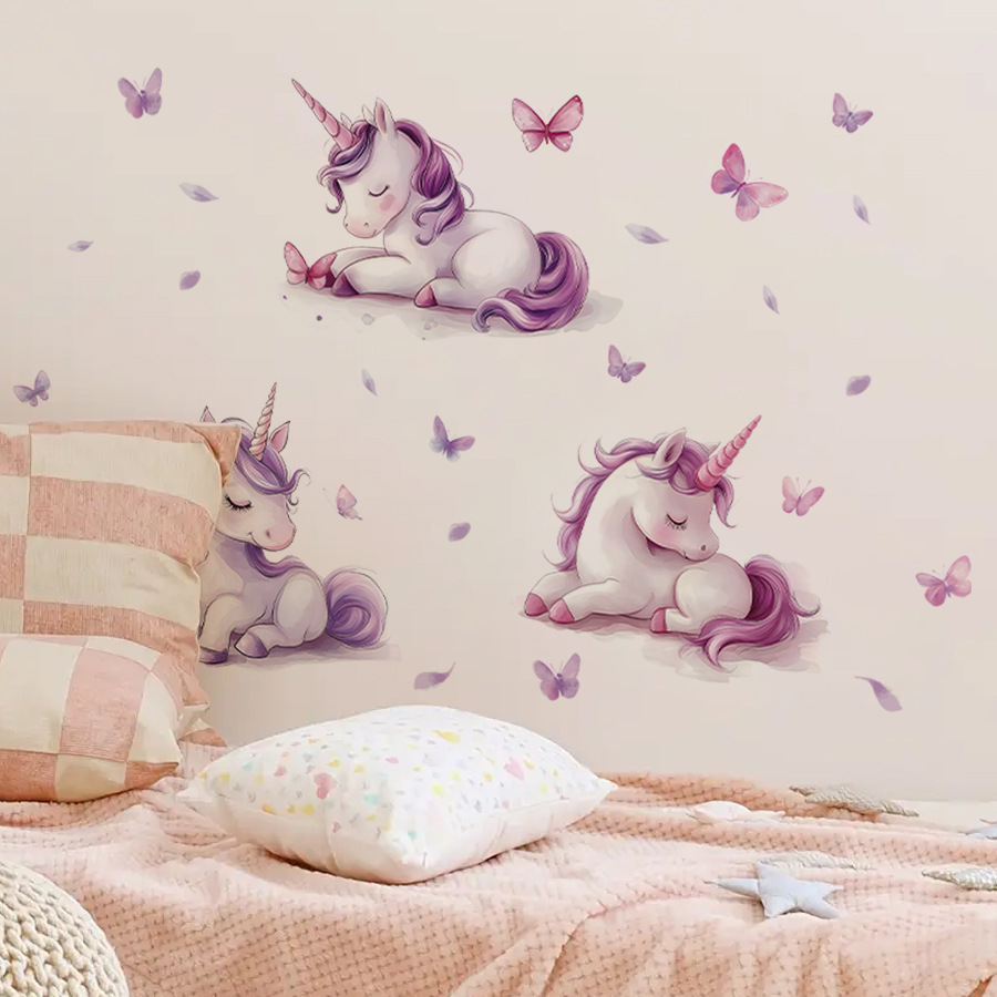 Naklejka ścienna z motywem kre – Baby Unicorn Nursery recenzja i cena