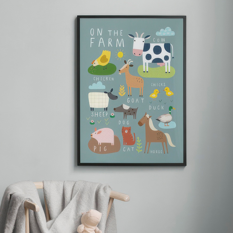 Obrazki do pokoju dziecięcego  – Baby Nursery Under The Sea recenzja i cena