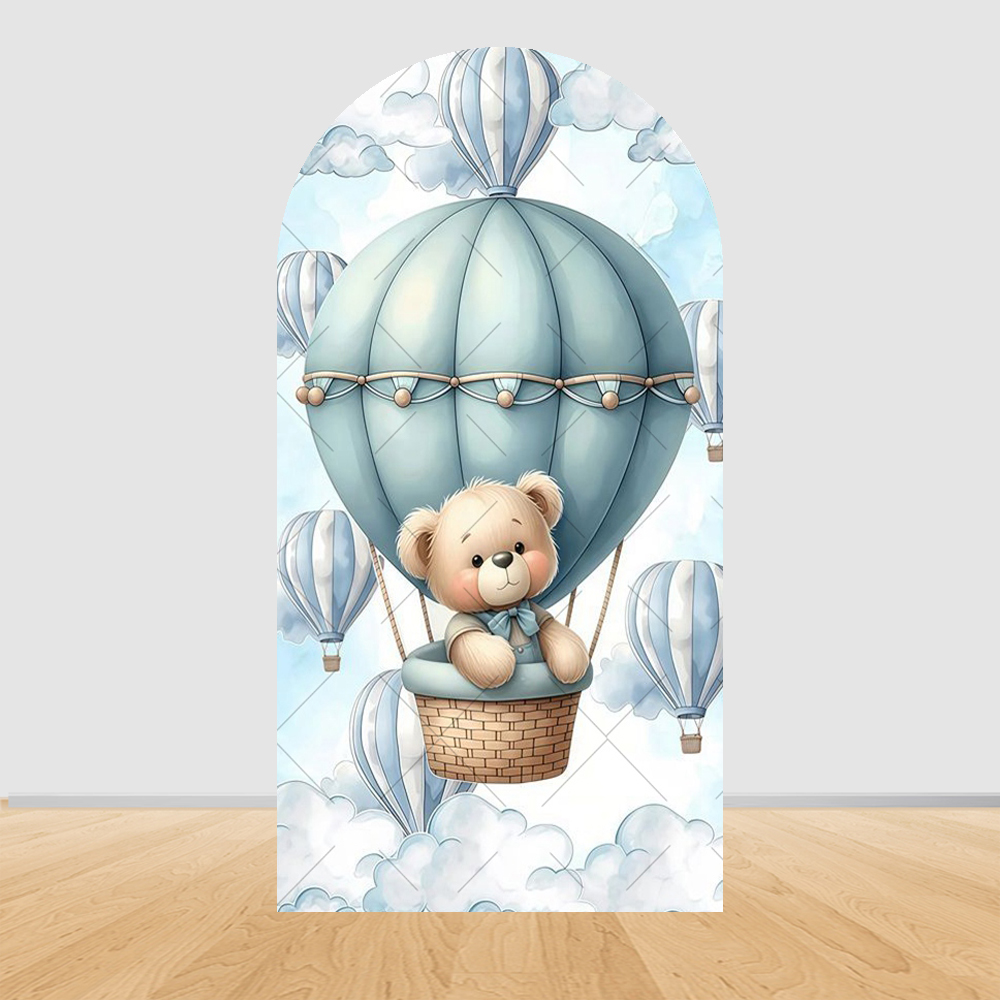 Tło na pierwsze urodziny dziec – Baby Nursery Hot Air Balloon recenzja i cena
