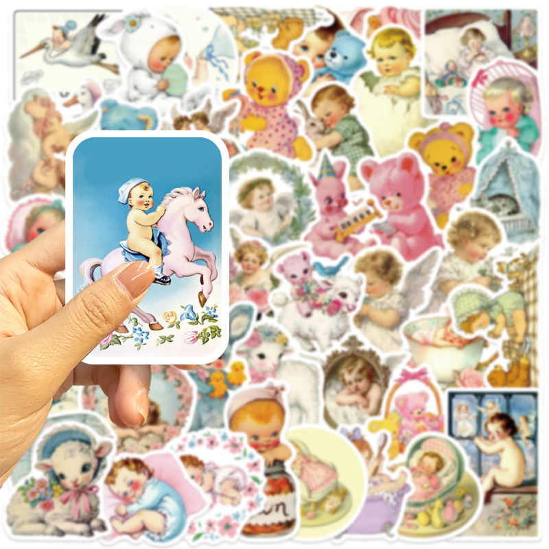 50 szt. Vintage Naklejki dla D – Baby Nursery Vintage Decor recenzja i cena