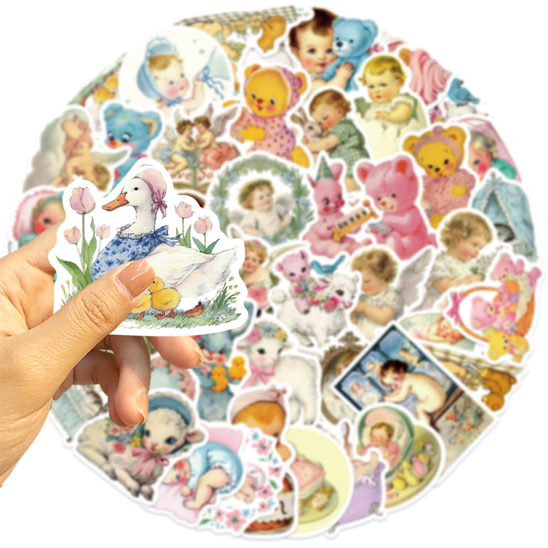 50 szt. Vintage Naklejki dla D – Baby Nursery Vintage Decor recenzja i cena