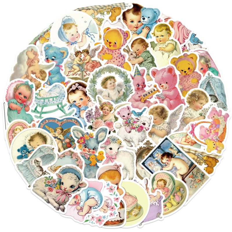 50 szt. Vintage Naklejki dla D – Baby Nursery Vintage Decor recenzja i cena