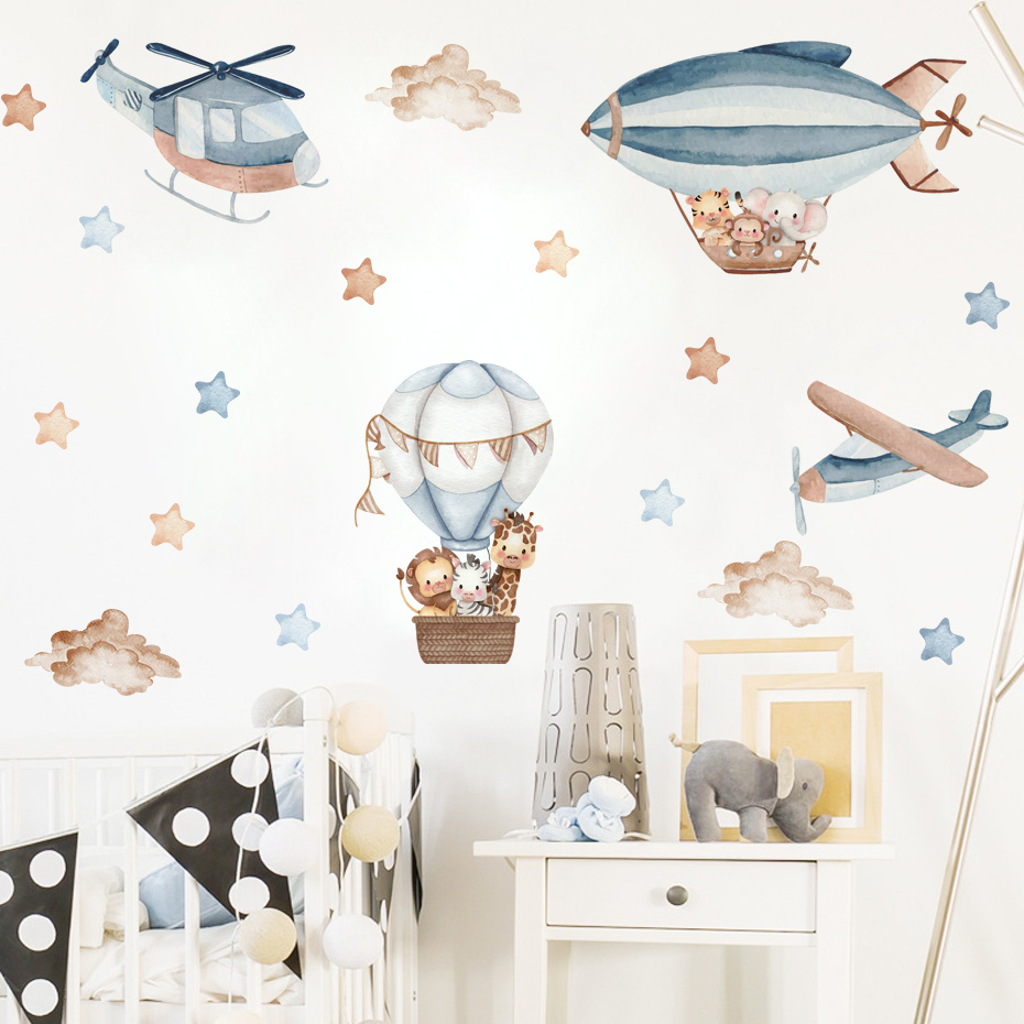 Akwarela Zwierzęta Balon na go – Baby Nursery Hot Air Balloon recenzja i cena