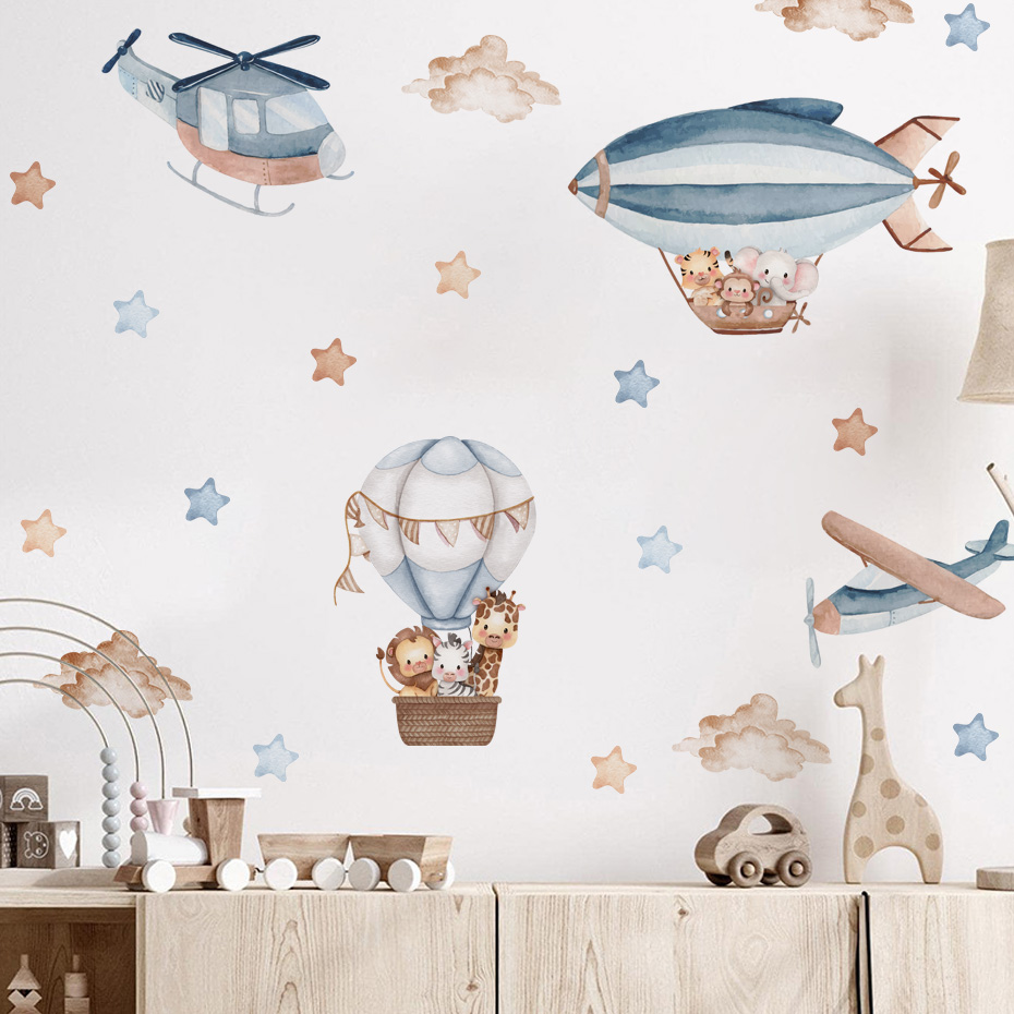 Akwarela Zwierzęta Balon na go – Baby Nursery Hot Air Balloon recenzja i cena