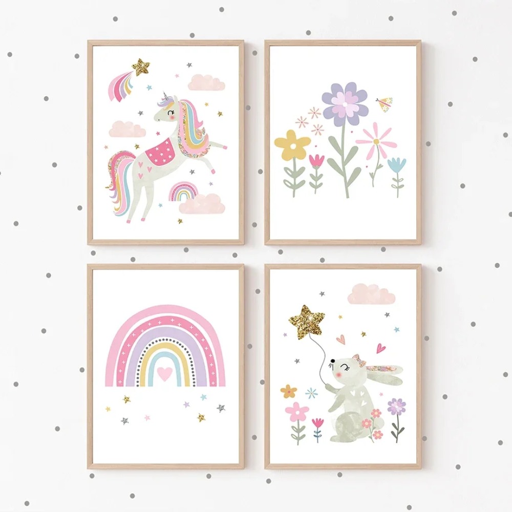 Różowy Jednorożec Królik Tęcza – Baby Unicorn Nursery recenzja i cena