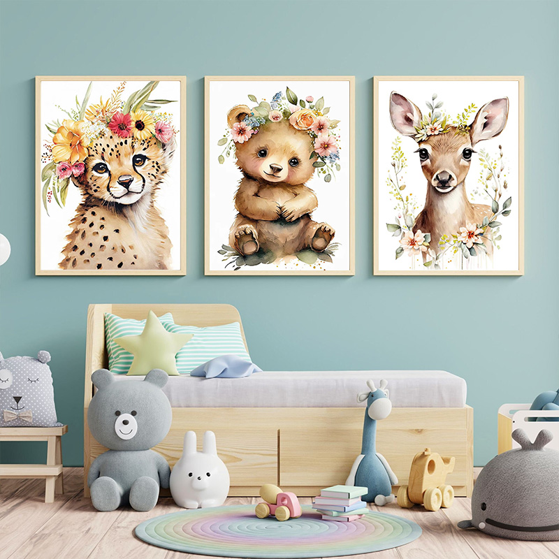 Baby Bear Bunny Deer Raccoon O – Baby Unicorn Nursery recenzja i cena