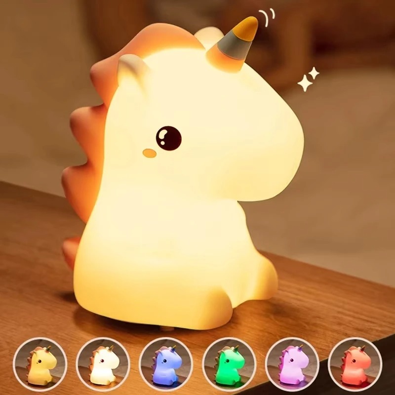 Lampka Nocna LED USB Jednoroże – Baby Unicorn Nursery recenzja i cena