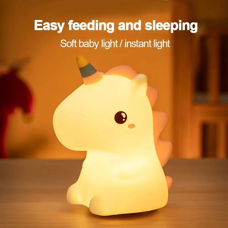 Lampka Nocna LED USB Jednoroże – Baby Unicorn Nursery recenzja i cena