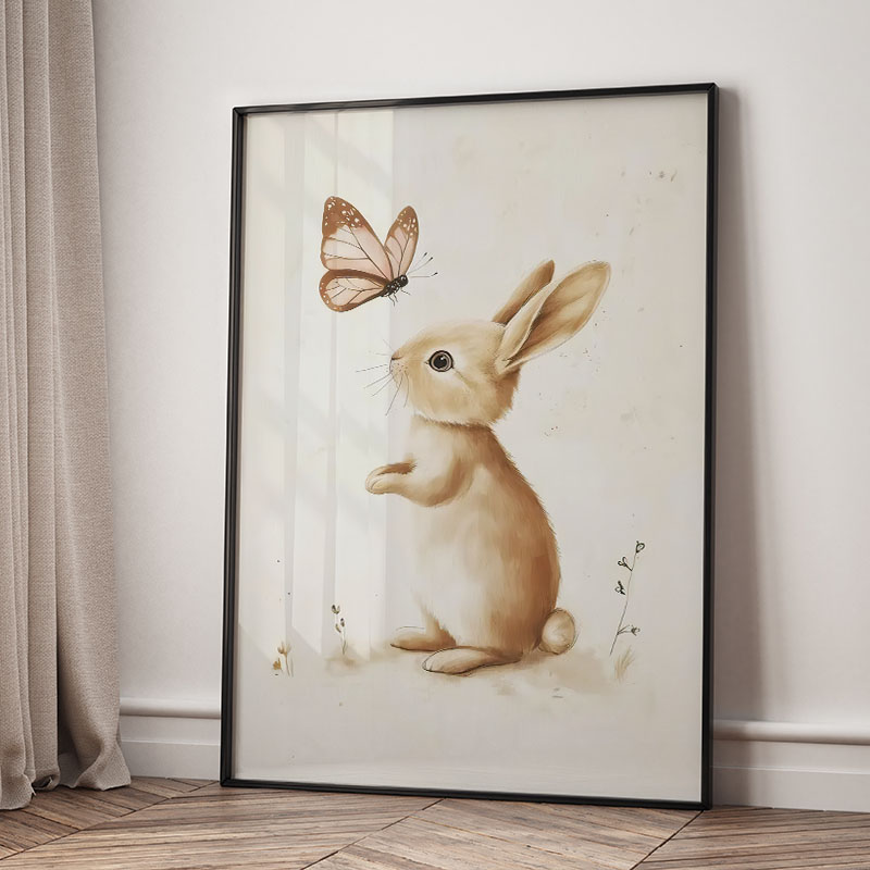 Niedźwiedź Królik Lis Jeleń Wi – Baby Nursery Pictures recenzja i cena