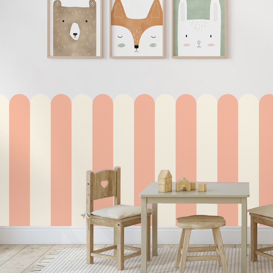Wielokolorowa pionowa tapeta w – Baby Nursery Pictures recenzja i cena